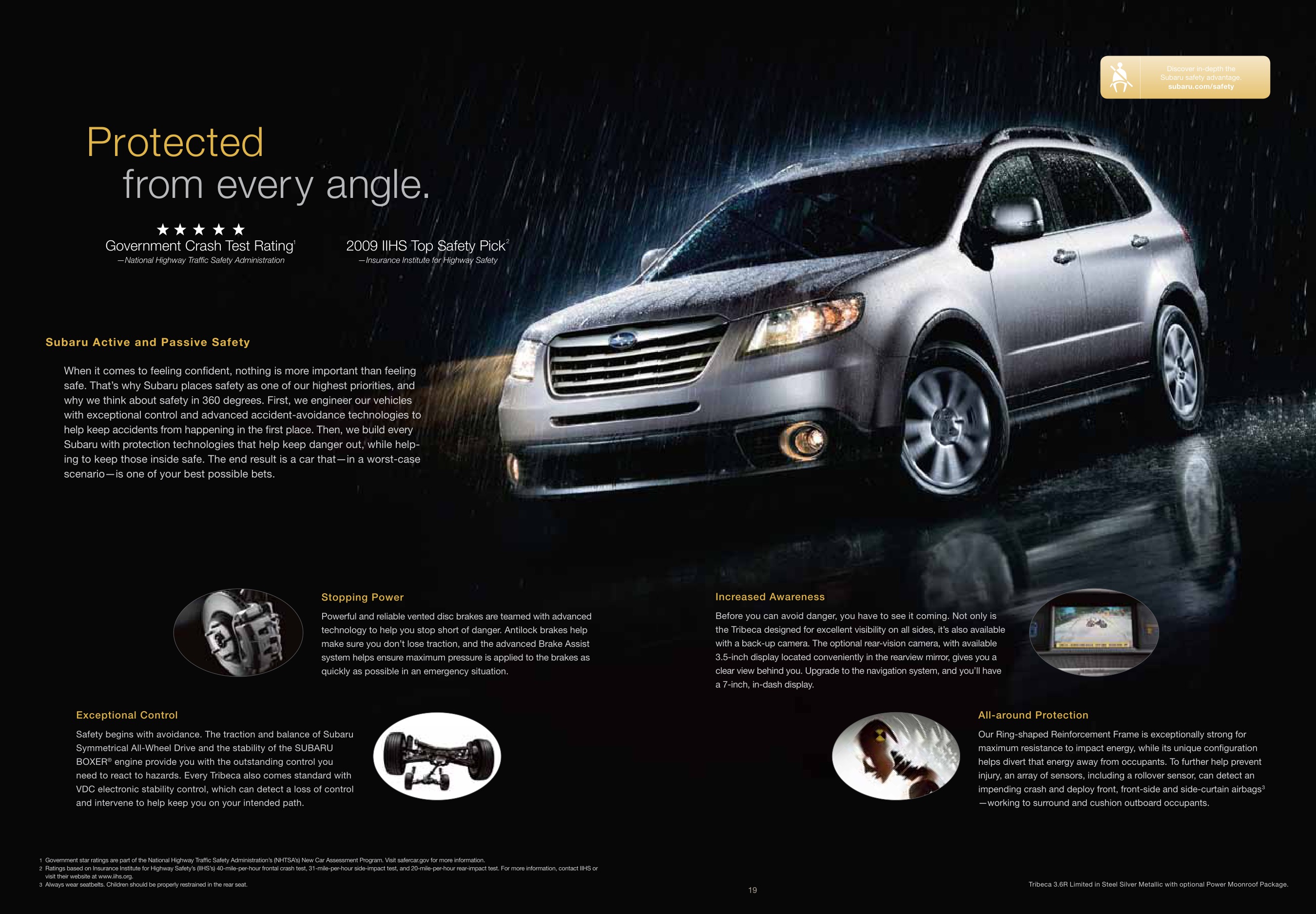 2010 Subaru Tribeca Brochure Page 15